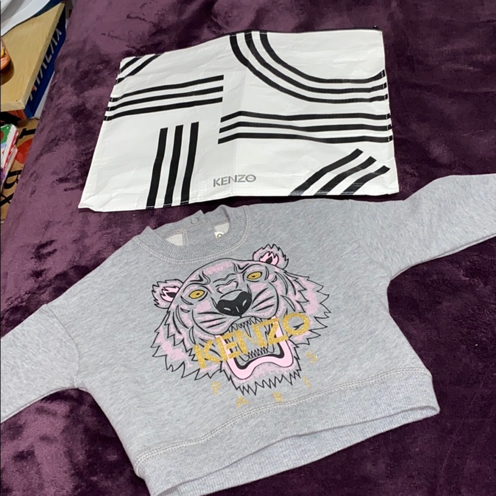 Kenzo Toddler Girl's Sweatshirt Size 2T / 2A